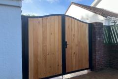 Double-Gates-Wooden-Infill-Gorseinon