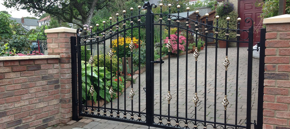 Wrought Iron Double Gates